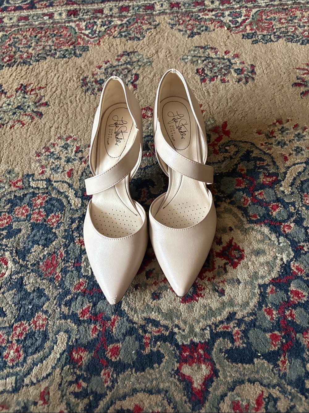 Life Stride Blush Pointed-Toe Mary Jane Pumps